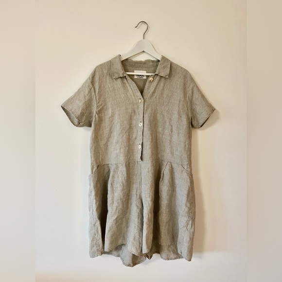 FLAX Vintage Angelheart Romper - Picture 1 of 6